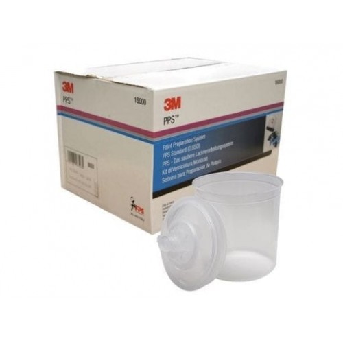 3M PPS Large Lids & Liners Kit, 200mu, Qty of 25 