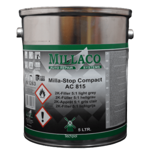 Millaco AC815 Grey 2K High Build Primer 5L