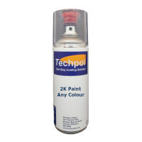 Techpol Custom Filled 2K Aerosol Spray Paint 