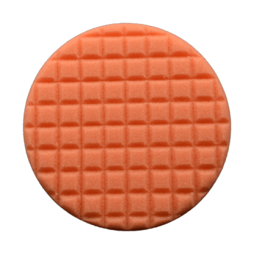 Techpol Orange Foam Finishing Pad Velcro 150mm