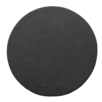 Techpol Black Foam Finishing Pad Velcro 150mm