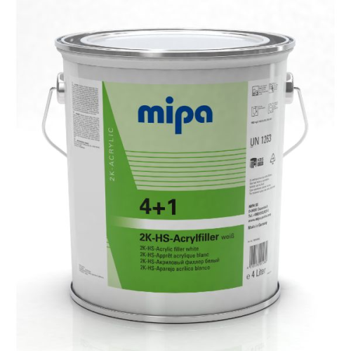 Mipa 4+1 Acrylfiller HS Primer White 4L 