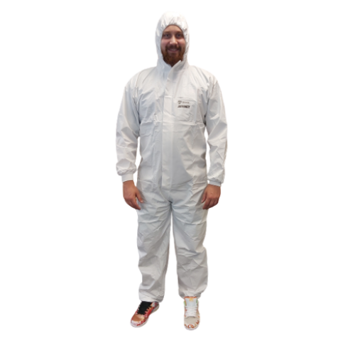 Laminated Hazard Protective Coverall - Large Box Of 25