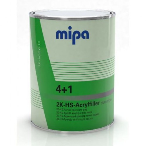 Mipa 4+1 Acrylfiller HS Primer Grey 1L 