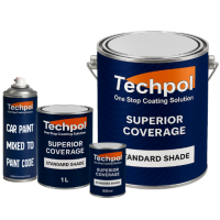 Techpol Pre‑Mixed Solvent Basecoat – Professional Automotive Grade Paint Mixed to Colour Code Techpol Pre‑Mixed Solvent Basecoat – Professional Automotive Grade Paint Mixed to Colour Code