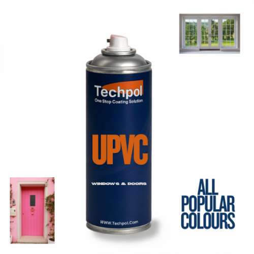 uPVC PVC Spray Paint Aerosol For Doors and Windows - All Popular Colours Satin / 30% Finish 400ML uPVC PVC Spray Paint Aerosol For Doors and Windows - All Popular Colours Satin / 30% Finish 400ML