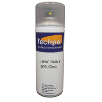 uPVC PVC Spray Paint Aerosol For Doors and Windows - All Popular Colours Satin / 30% Finish 400ML