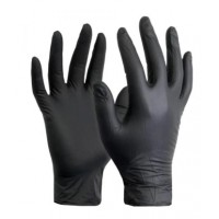 Black Nitrile Gloves Box Of 100 Large