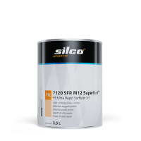 Silco M12 SFR Superfast Ultra Fast Drying Primer Surfacer Grey 3.5L
