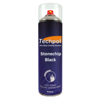 Techpol Stonechip Black Aerosol 500ml